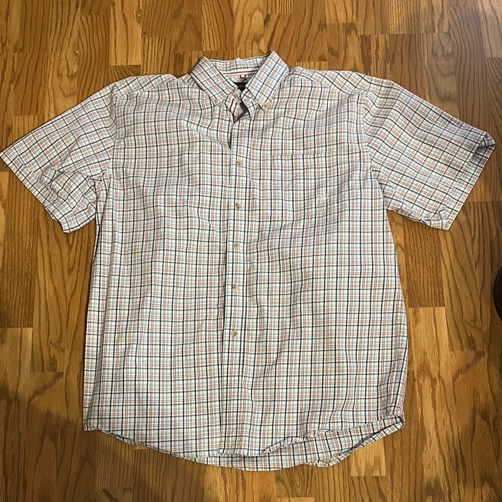 Ariat Blue and White Dress Shirt for Elegant Occasions